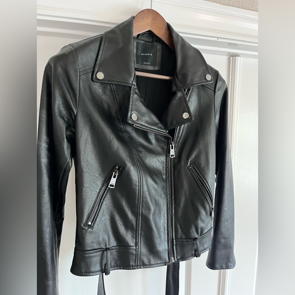 Elodie Faux Leather Moro Jacket (S) - Picture 5 of 7
